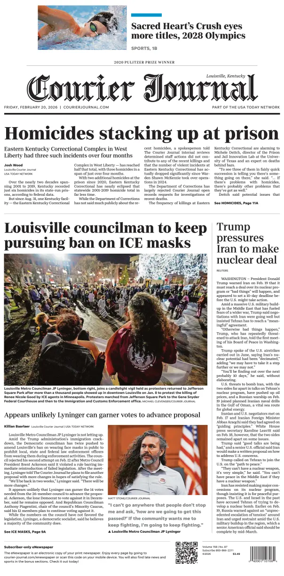 Cover of The Courier-Journal (Louisville)