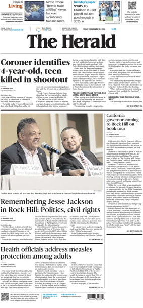 Cover of The Herald (Rock Hill)