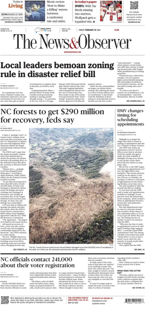 Cover of The News & Observer