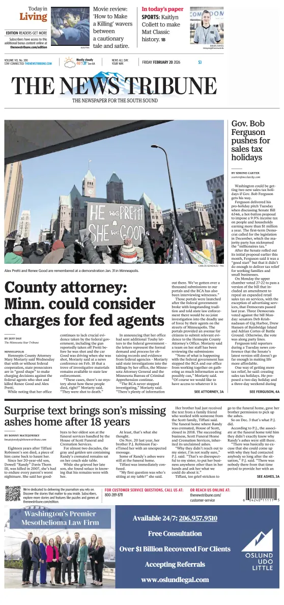 Cover of The News Tribune