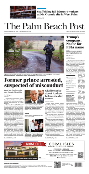 Cover of The Palm Beach Post