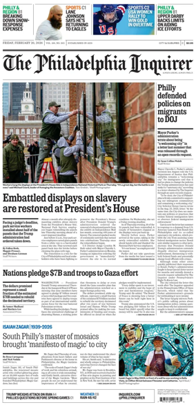 Cover of The Philadelphia Inquirer
