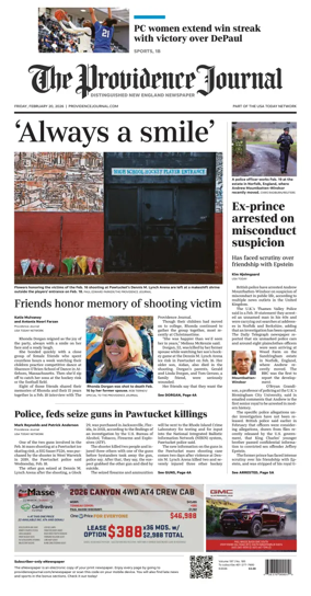 Cover of The Providence Journal