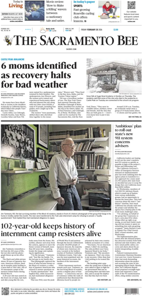 Cover of The Sacramento Bee