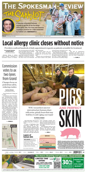 Cover of The Spokesman-Review (Spokane)