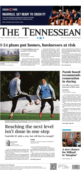 Cover of The Tennessean