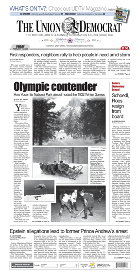 Cover of The Union Democrat