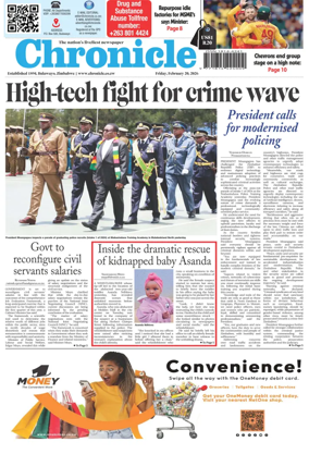 Cover of Chronicle (Zimbabwe)