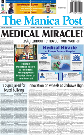 Cover of The Manica Post