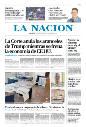 Cover of La Nacion
