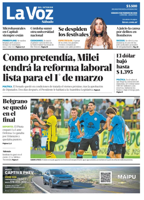 Cover of La Voz del Interior