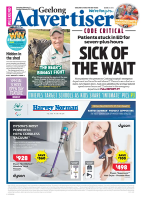 Cover of Geelong Advertiser