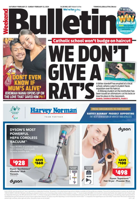 Cover of Townsville Bulletin