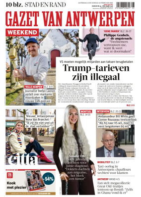 Cover of Gazet van Antwerpen Stad en Rand
