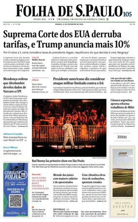 Cover of Folha de S.Paulo