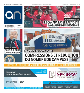 Cover of Acadie Nouvelle