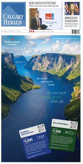 Cover of Calgary Herald
