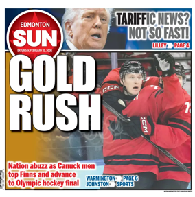 Cover of Edmonton Sun
