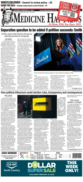 Cover of Medicine Hat News