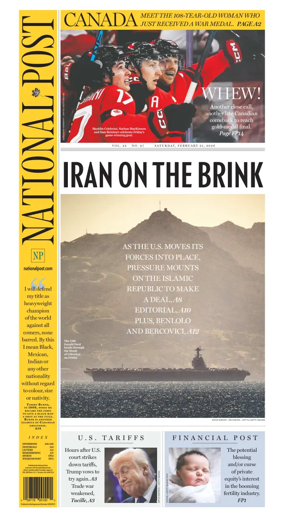 Cover of National Post - (National Edition)