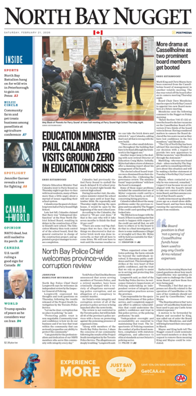 Cover of North Bay Nugget