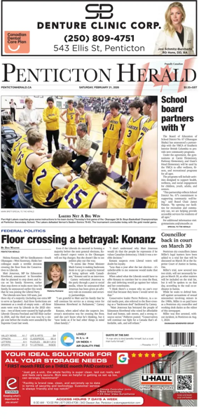 Cover of Penticton Herald