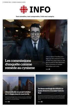 Cover of Radio-Canada Info