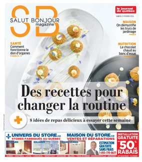 Cover of Le Journal de Quebec - Salut Bonjour Magazine