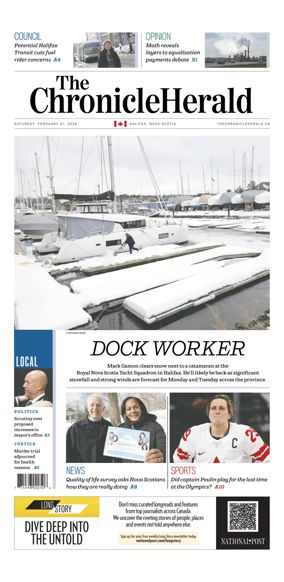 Cover of The Chronicle Herald (Metro)