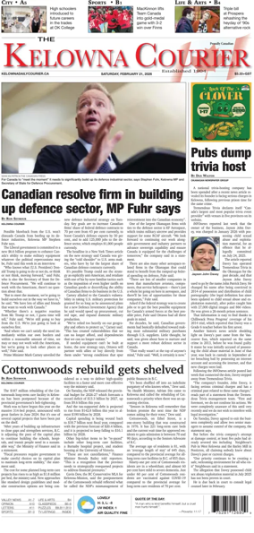 Cover of The Daily Courier