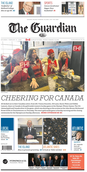 Cover of The Guardian (Charlottetown)