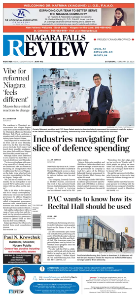 Cover of The Niagara Falls Review