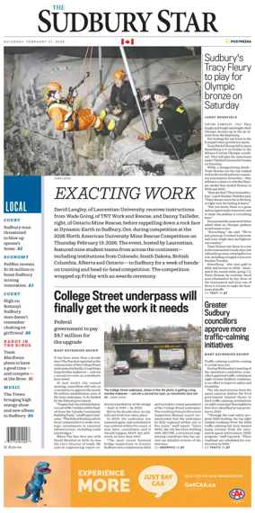 Cover of The Sudbury Star