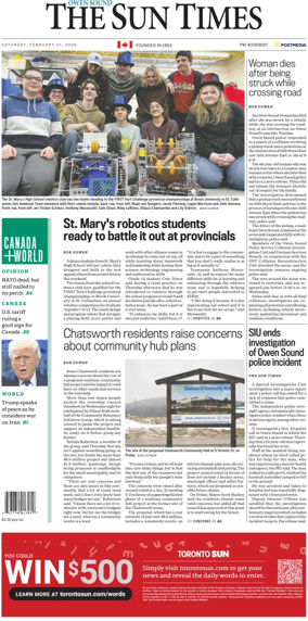 Cover of The Sun Times (Owen Sound)