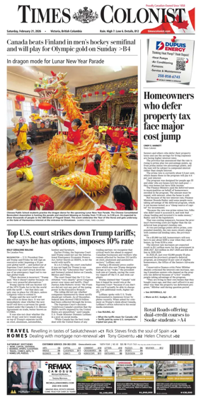 Cover of Times Colonist