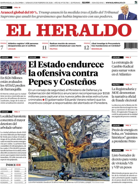 Cover of El Heraldo (Colombia)