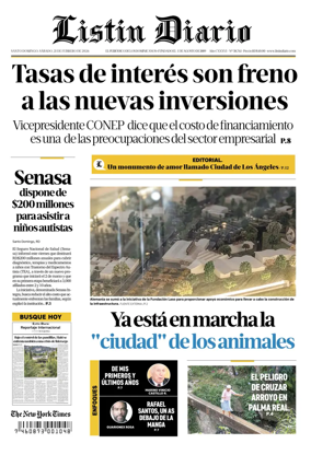 Cover of Listin Diario