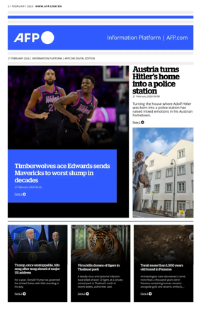 Cover of AFP English