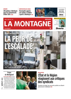 Cover of La Montagne (Montlucon)