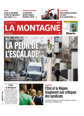Cover of La Montagne (Vichy)