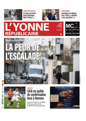 Cover of L'Yonne Republicaine
