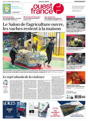 Cover of Ouest France (Chateaubriant)