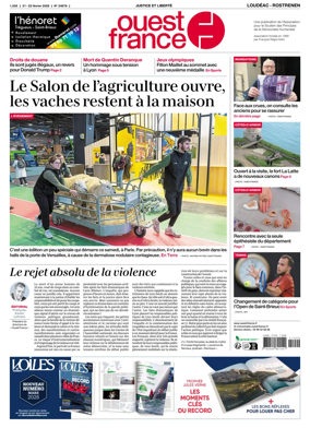 Cover of Ouest France (Loudeac / Rostrenen)