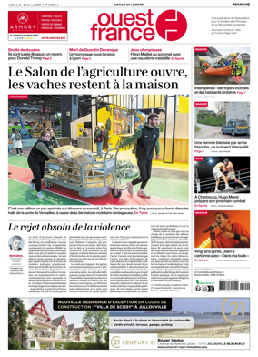 Cover of Ouest France (Manche)