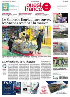 Cover of Ouest France (Mayenne)
