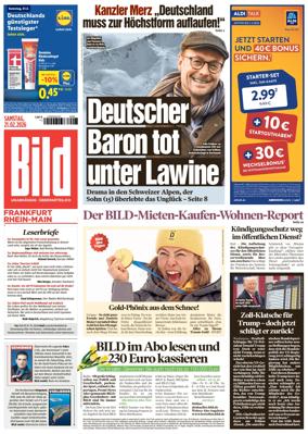 Cover of BILD Frankfurt