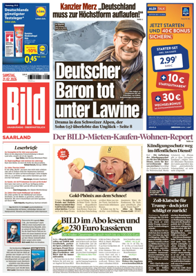 Cover of BILD Saarland
