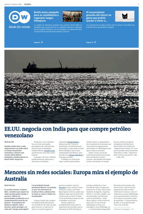 Cover of Deutsche Welle (Spanish edition)