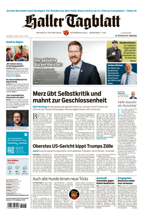 Cover of Haller Tagblatt