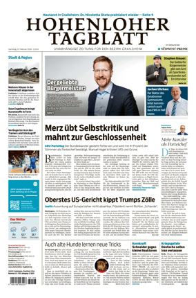 Cover of Hohenloher Tagblatt